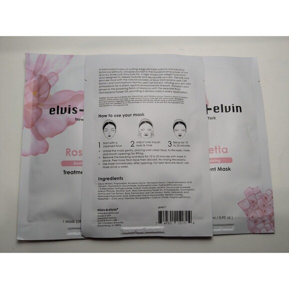 (3) Elvis+Elvin Rosetta Revitalizing Treatment Mask - Picture 2 of 2